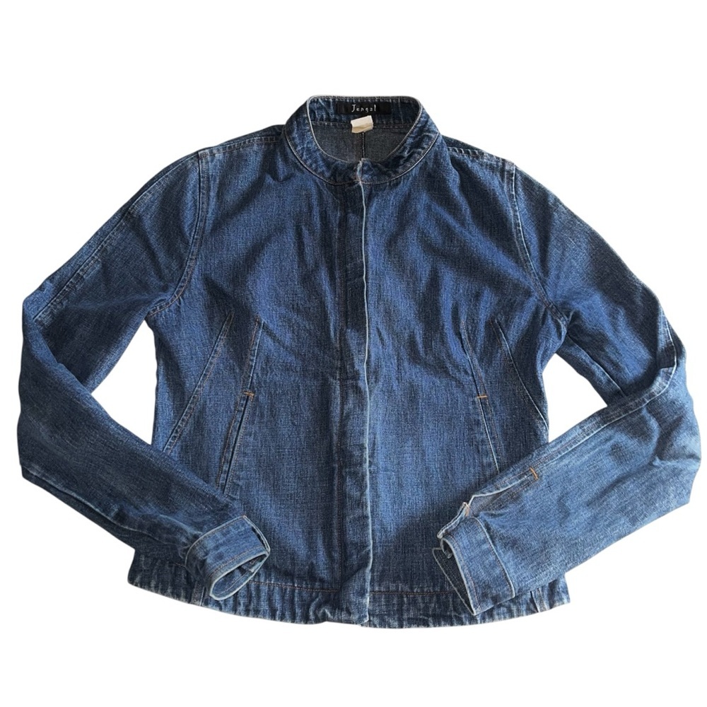 Vintage Jungal Women's Blue Denim Jacket Sz S